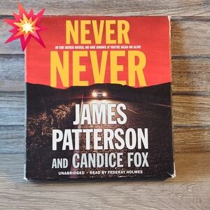 🔥 Never Never by James Patterson Audio Compact Disc CD